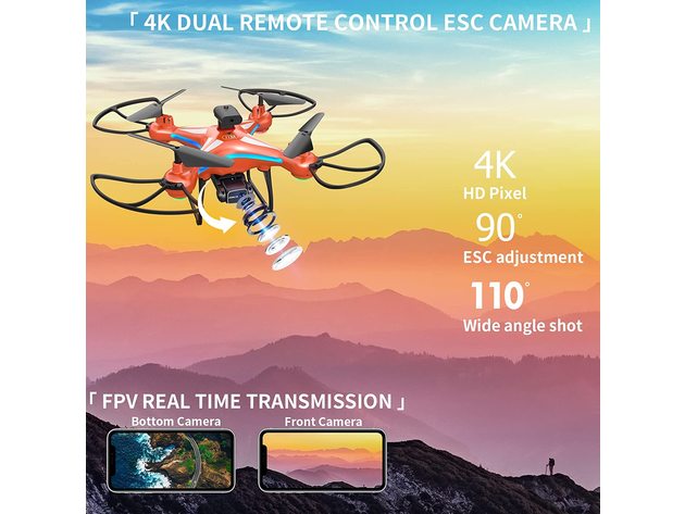 LED Drone with 4K HD Dual Camera | StackSocial