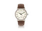 Elevon Von Braun Leather-Band Watch w/Date Display - Brown/Silver