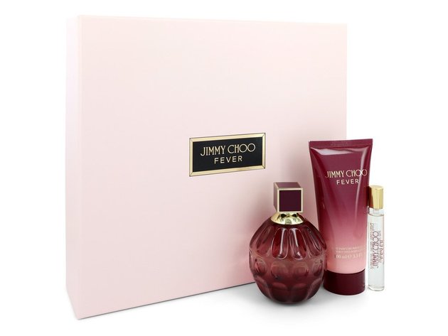 Jimmy Choo Fever by Jimmy Choo Gift Set 3.3 oz Eau De Parfum