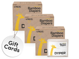 DYPER Bamboo Baby Diapers Gift Card