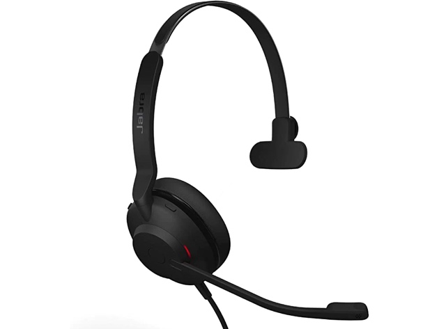 Jabra Evolve2 30 Wired Stereo Headset with 2 Built-in Microphones 