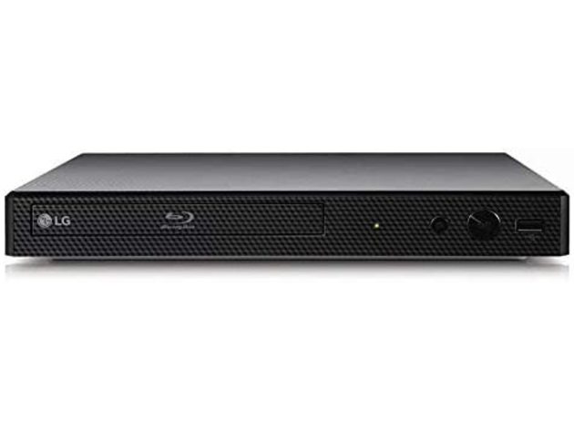 LG BP-350 Region Free Blu-ray Player, Multi Region Smart WiFi 110-240 Volts, 6FT HDMI Cable & Dynastar Plug Adapter Bundle Package