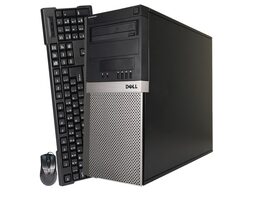Dell Optiplex 980 Tower Computer PC, 3.20 GHz Intel i7 Dual Core, 8GB DDR3 RAM, 240GB SSD Hard Drive, Windows 10 Home 64 bit (Renewed)