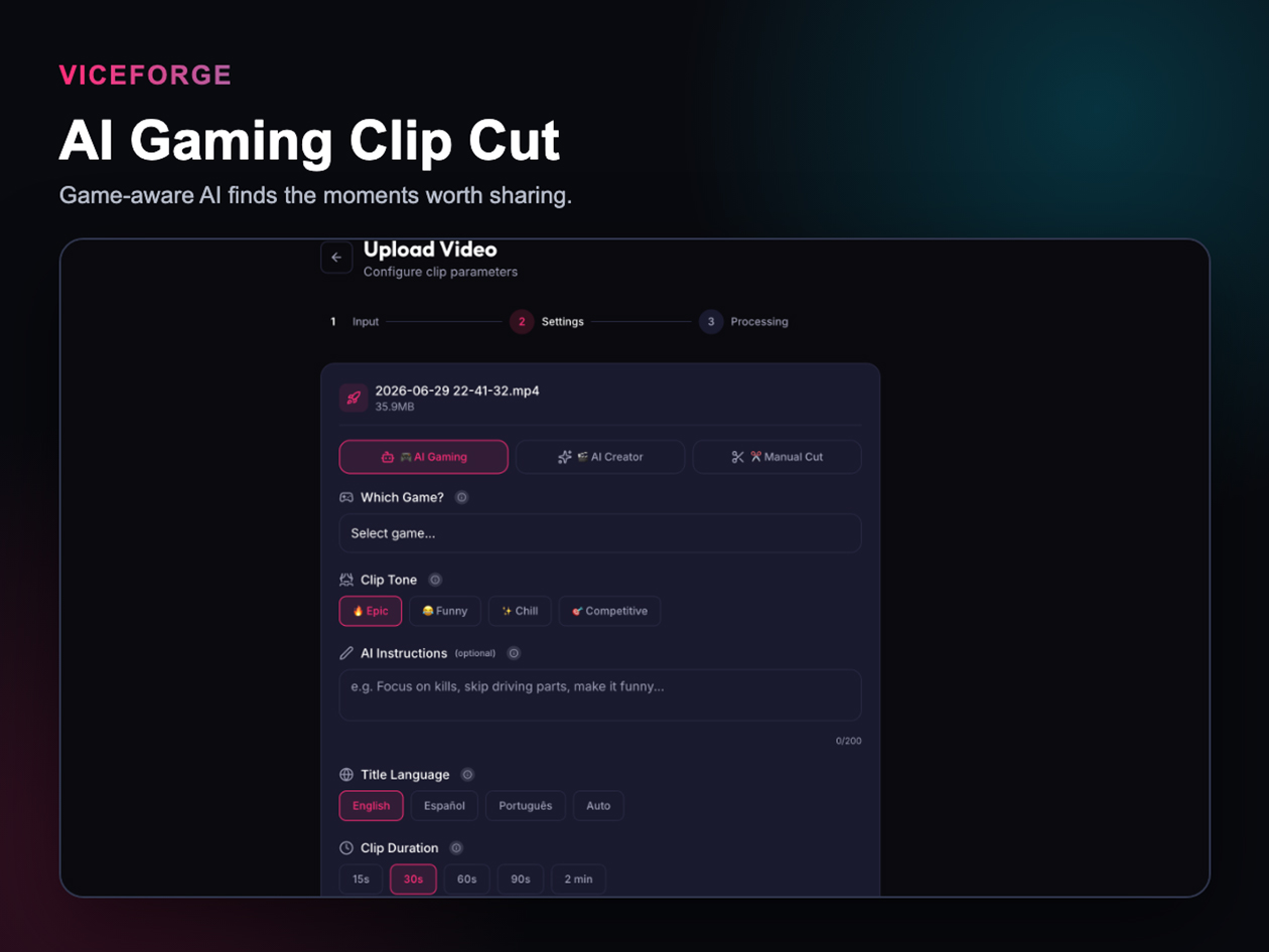 ViceForge Creator Pro Plan: Lifetime Subscription