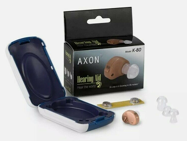 K-80 Mini Hearing Aid Amplifier (2-Pack)