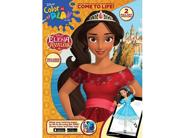 Coloring Book - Elena of Avalor - 32P - Color and Play Ultimate Activity Book