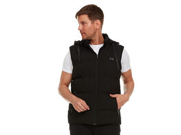 Helios Paffuto Heated Unisex Vest with Power Bank (Black/Medium)