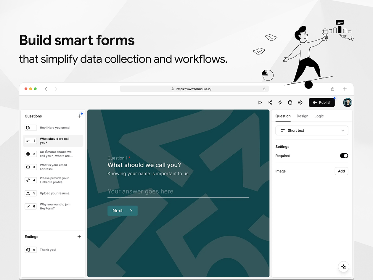 FormAura Smart Form Builder: Lifetime Subscription