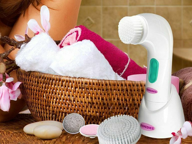 Electric Face & Body Cleansing Massager Brush