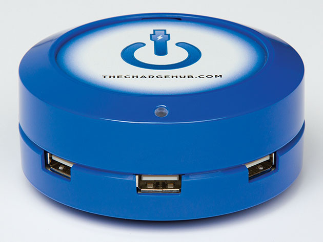 ChargeHub X3: 3-Port USB SuperCharger (Blue)