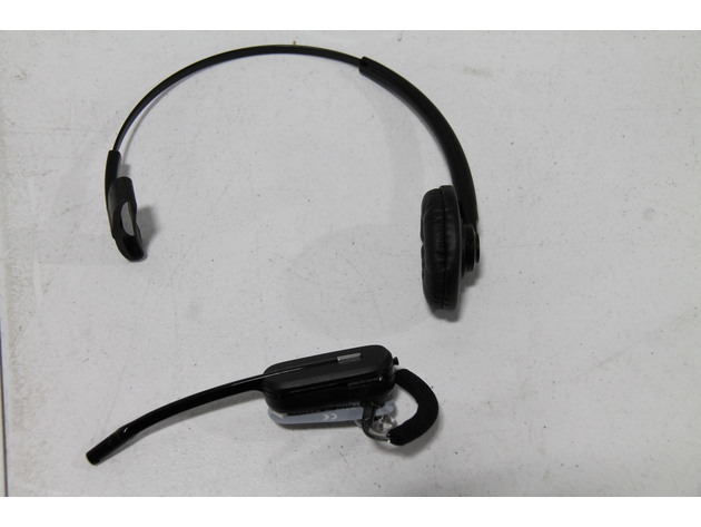 Plantronics Convertible Streamlined Design Wireless Bluetooth Headset - Black- (Used)