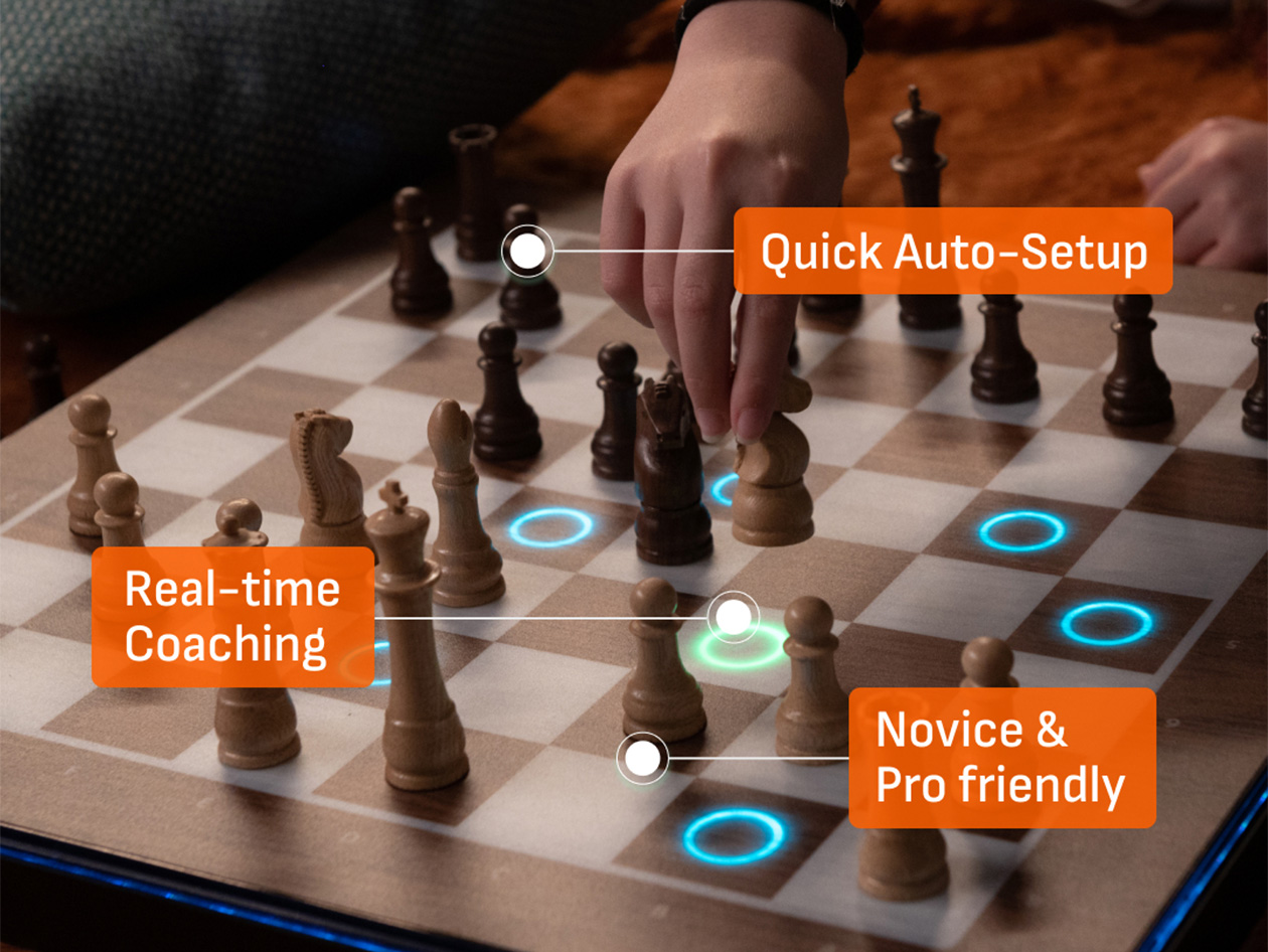 GoChess Mini Smart Chess Board & Storage Bag Bundle