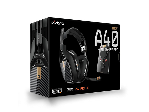 Astro Gaming Superior Fit A40 TR Headset + MixAmp Pro TR for PS4 (Refurbished)