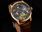 Special Reserve Automatic 44mm Dual Time Skeleton Watch - Grey Dial