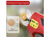 Costway 25mm Cordless Electric Pruning Shears W/ 2Ah Rechargeable Battery - Red and Black