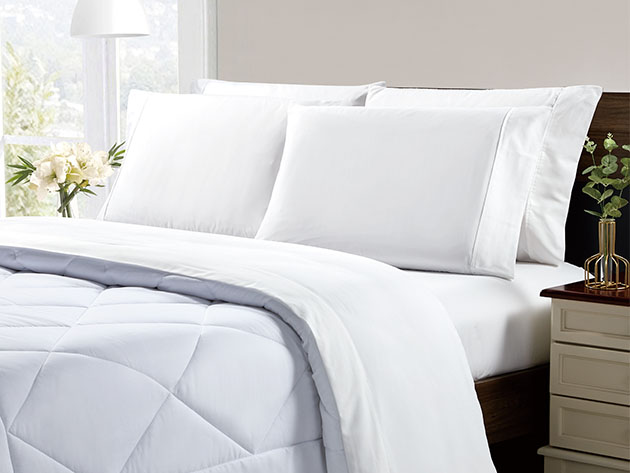 Kathy Ireland 6-Piece CoolMax Sheet Set (White/Queen)