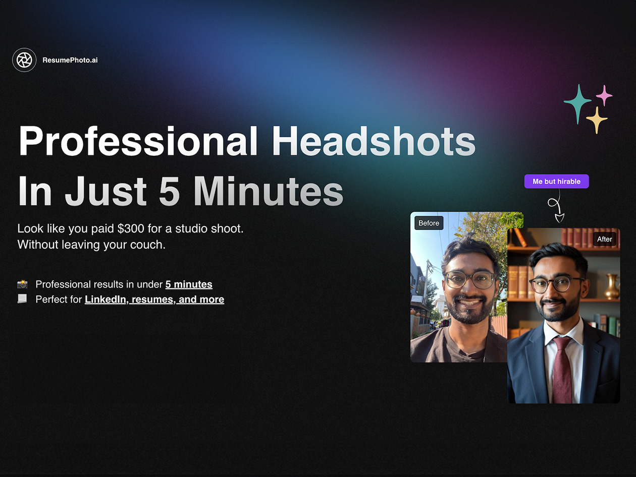 ResumePhoto AI Professional Headshots: Ultimate Package