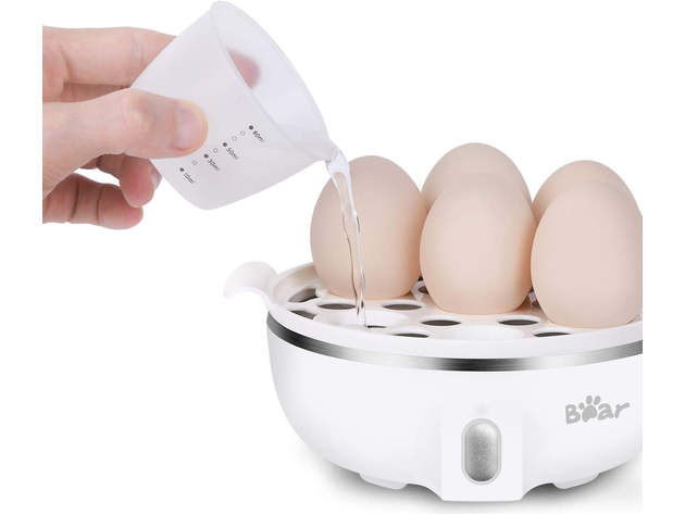 Egg Cooker Rapid Poacher Maker UP TO 14 Eggs Capacity Electric Large Egg  Boiler for Hard Boiled Eggs with Auto Shut Off Double/Single Stack Cool