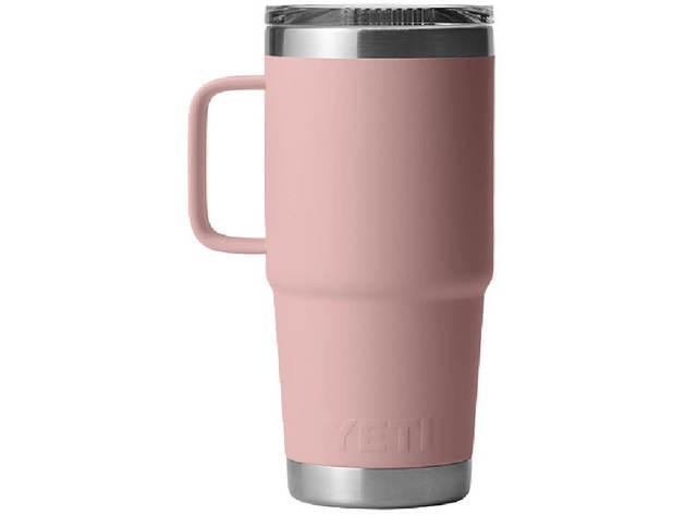 YETI Rambler 20 oz. Travel Mug - Sandstone Pink - TackleDirect