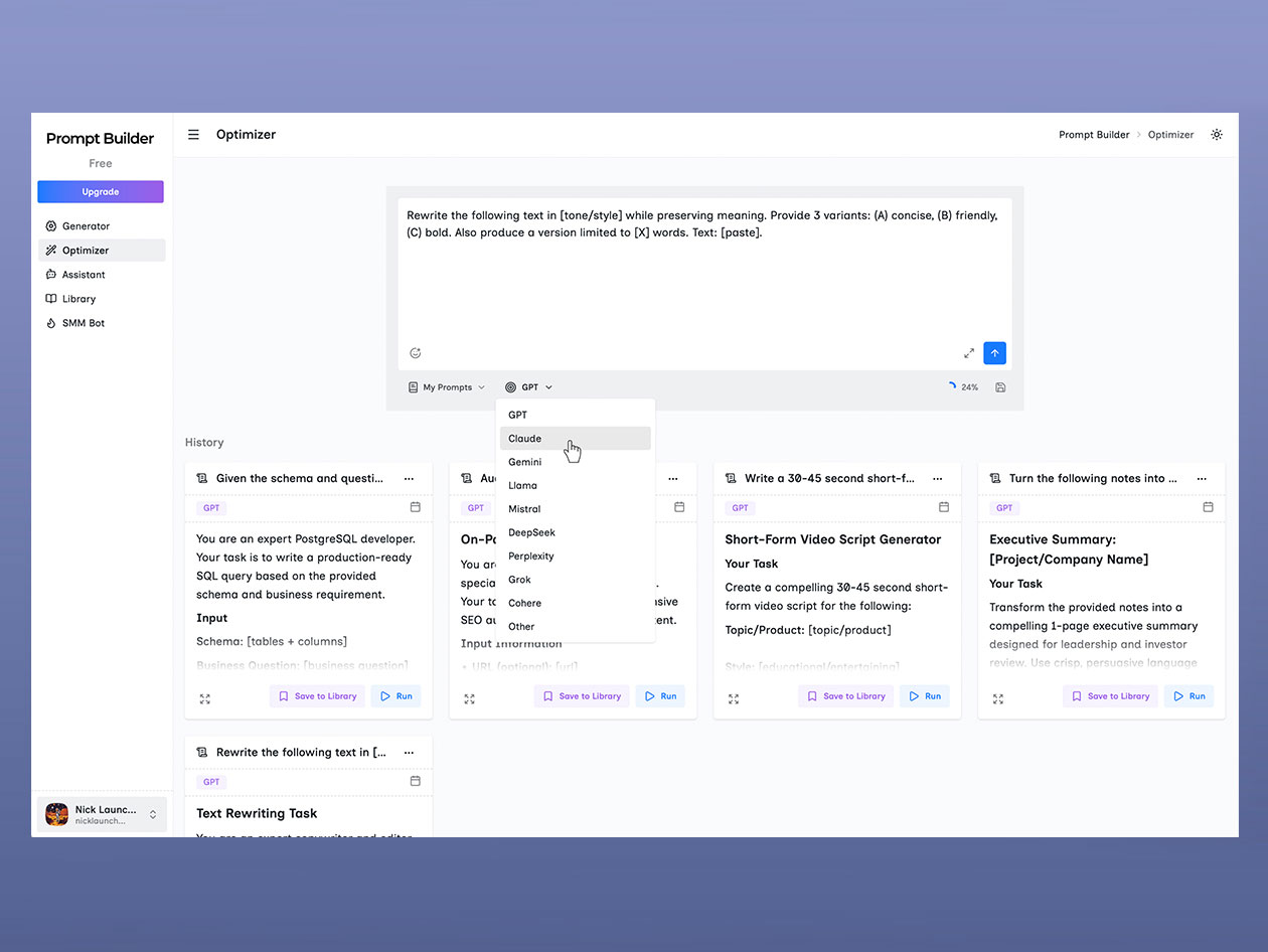 PromptBuilder - AI Prompt Engineer: Lifetime Subscription