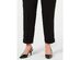 Kasper Women's Pants Plus Dress Cuffed Mid-Rise Stretch Black Size 18W