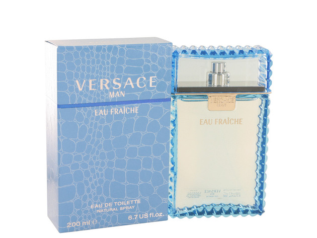 Versace Man by Versace Eau Fraiche Eau De Toilette Spray (Blue) 6.7 oz Great price and 100% authentic
