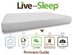 Live & Sleep Resort Classic Twin Mattress in a Box Memory Foam Mattress - White (Refurbished, No Retail Box)