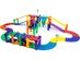 PicassoTiles Race Car Track Building Block Educational Toy Set, 50 Piece