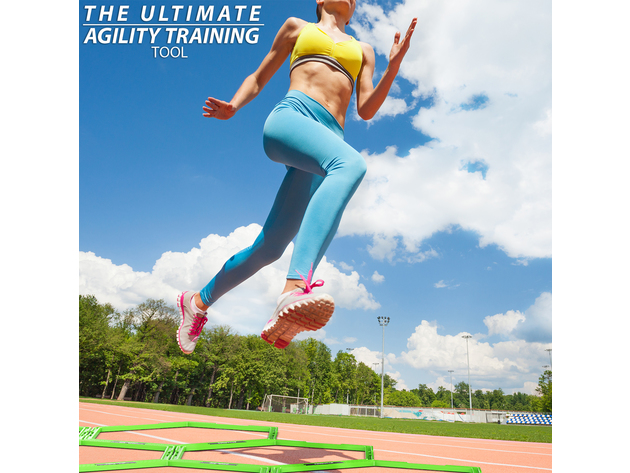 Synergee Hexagonal Speed & Agility Rings - 12 Pack