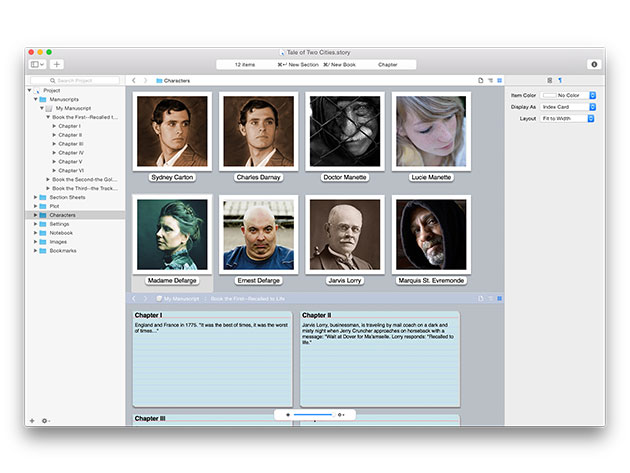 Storyist for Mac