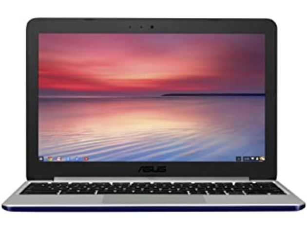 ASUS ‎C201PA-DS01 11.6 Inch Chromebook Rockchip 2GB/16GB SSD - Navy Blue (Used, No Retail Box)