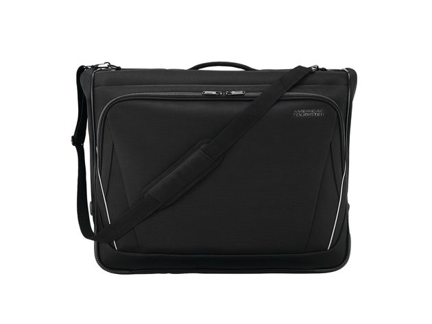 American Tourister Superset Large Zippered and Two Corner Pocket Garment Bag, Black