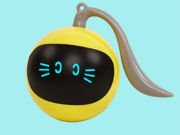 Smart & Interactive Self-Rotating Ball Cat Teaser