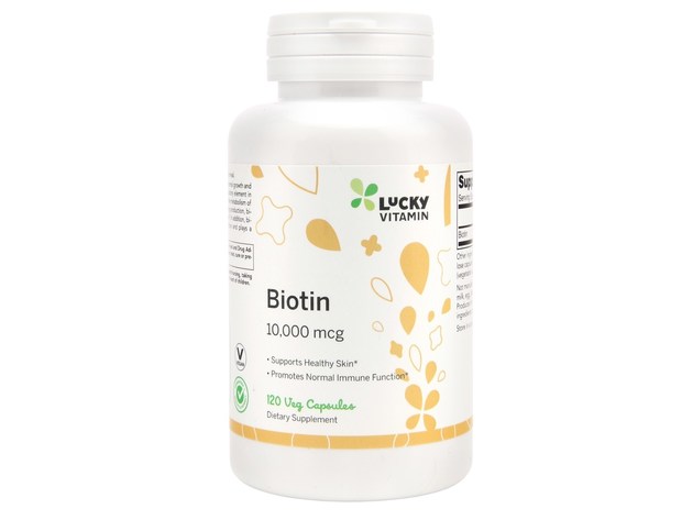 LuckyVitamin - Biotin 10000 mcg. - 120 Veg Capsules