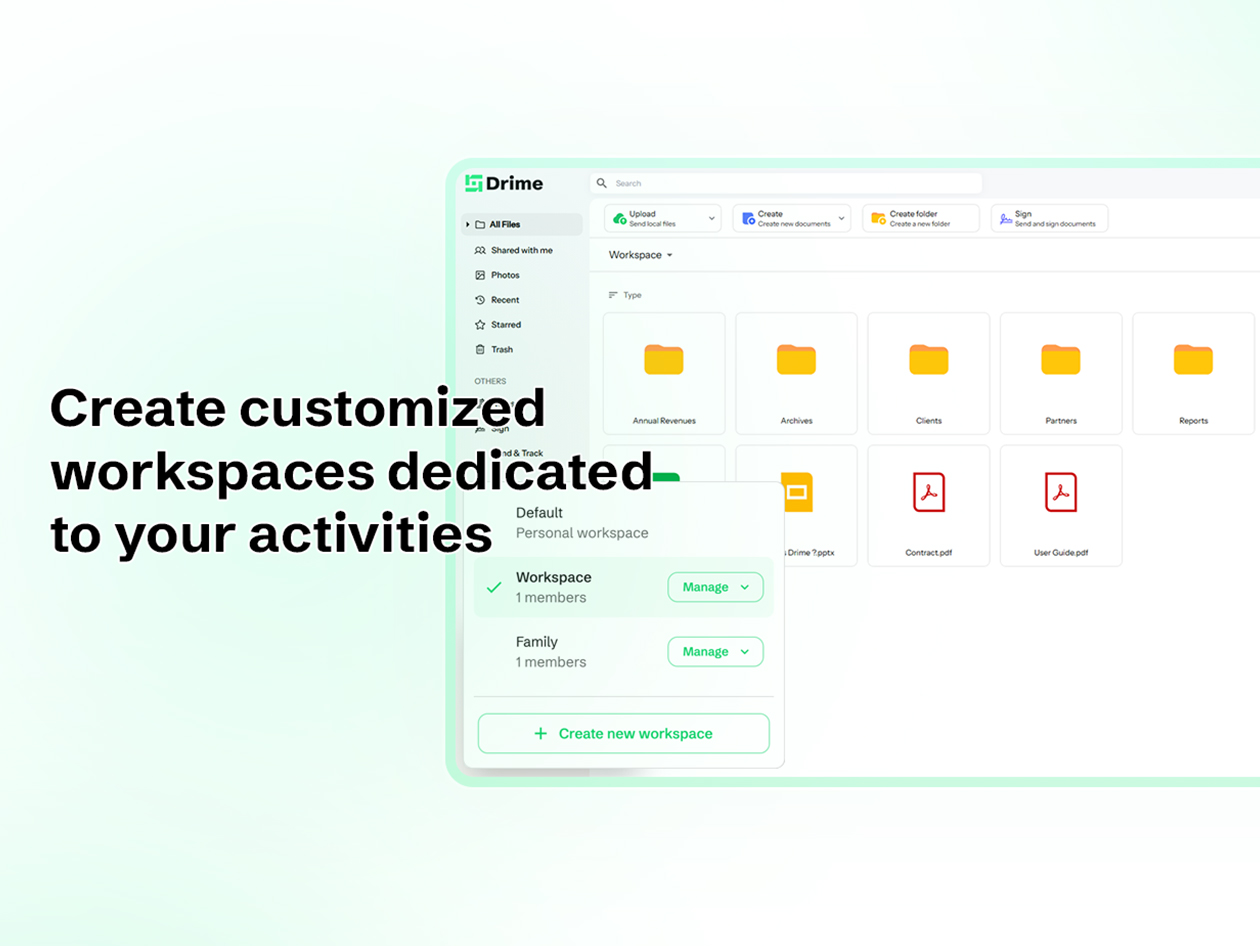Drime Secure Cloud Storage: Lifetime Subscription (Professional Plan/3TB)