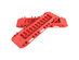 Costway 2 Piece Recovery Traction Tracks Mat Mud Sand Snow Tier Ladder Off Road - Red