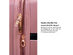 3-Piece Grace Luggage Set (Rose)