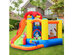Costway Inflatable Bounce House Water Slide w/ Climbing Wall Splash Pool Water Cannon