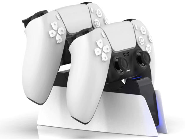 PS5 Wireless Controller Dual Charging Dock Station (White)
