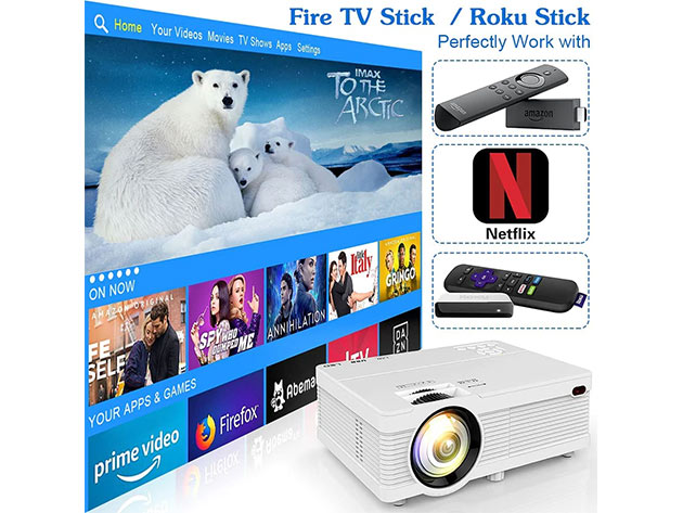 TP-720 Portable Mini Projector with 100" Screen