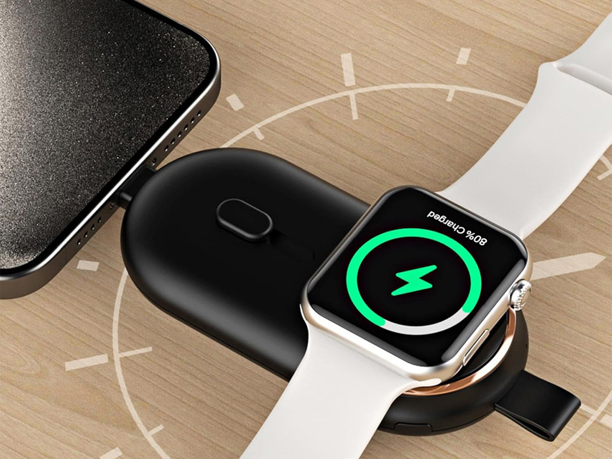 Charge Fob 2000mAh USB-C Power Bank & Apple Watch Charger