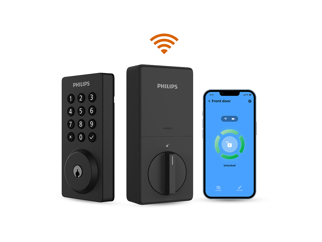 Philips 4000 Series Touchscreen Smart Deadbolt Matte Black