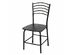 5 Piece Modern Dining Table Set 4 Chairs Steel Frame Home Kitchen Furniture Black 