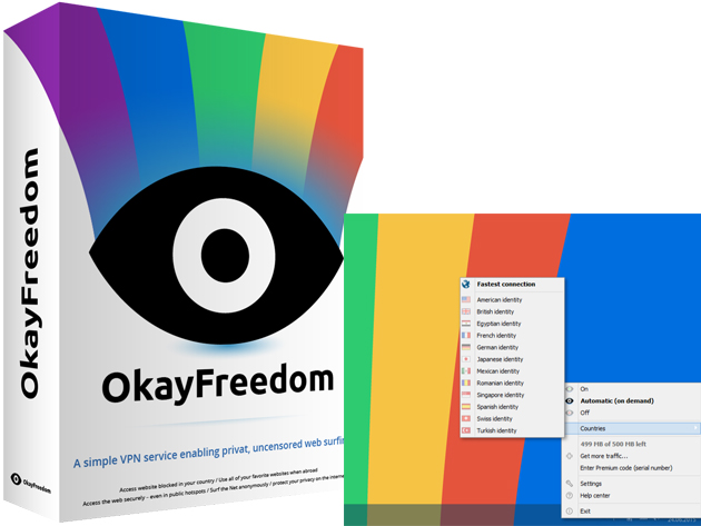 Free OkayFreedom VPN Premium StackSocial
