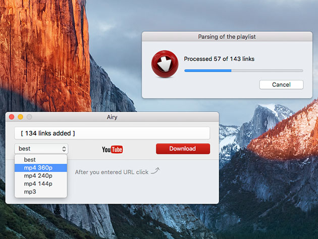 Airy YouTube Video & MP3 Downloader for Windows: Family Pack License