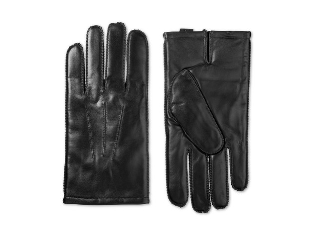 Isotoner men's best sale leather driving gloves