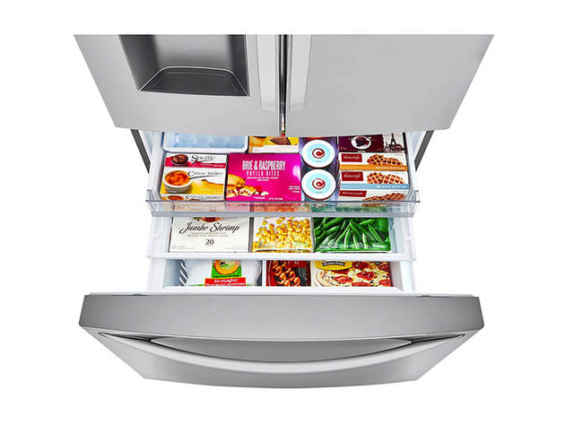 LG LRFDS3016S 30 Cu.Ft. Stainless French Door Refrigerator | StackSocial