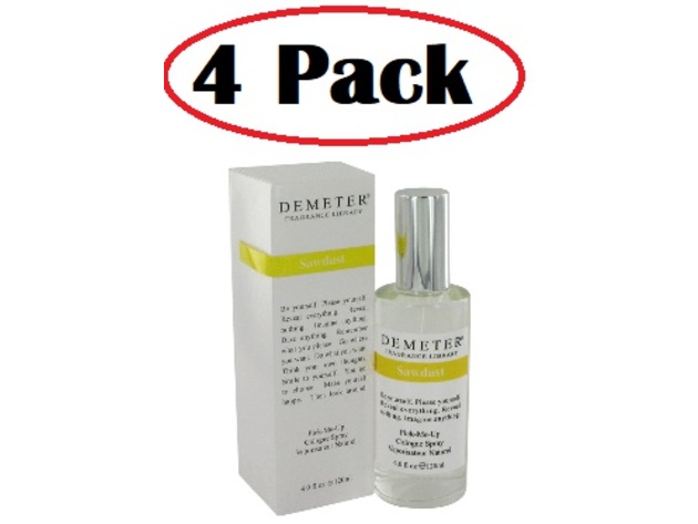 4 Pack of Demeter Sawdust by Demeter Cologne Spray 4 oz