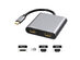 USB-C to Dual HDMI Adapter (2-in-1)