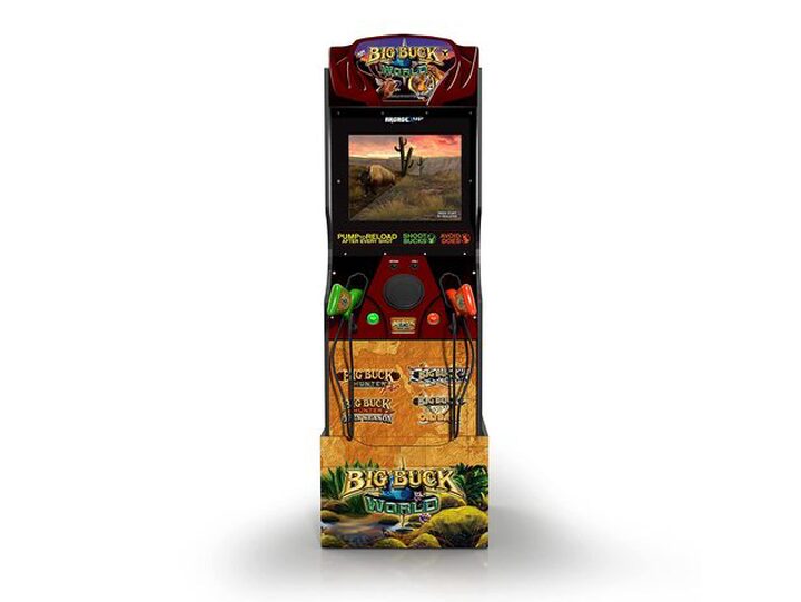 arcade1up big buck world arcade game